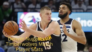 denver nuggets vs timberwolves match player stats