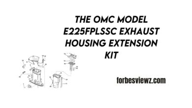 The omc model e225fplssc exhaust housing extension kit